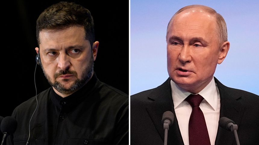 Зеленски призовава за мир.
